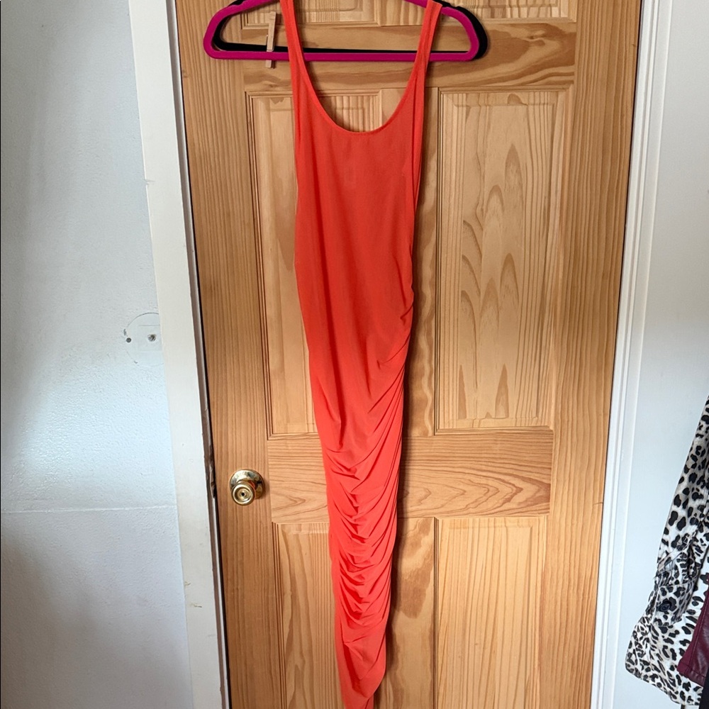 GIGI C Orange Swim Coverup